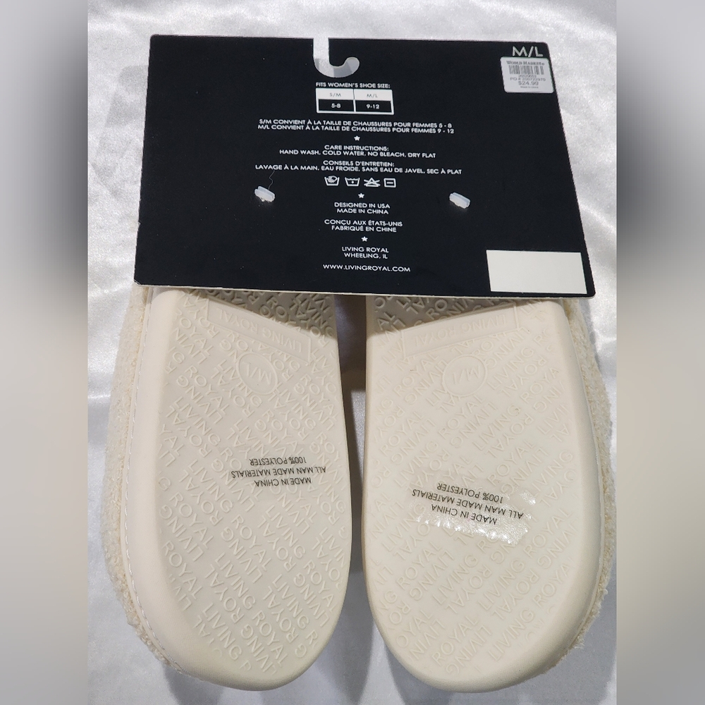 *NWT | Living Royal | Cat Mom Slippers | Medium-Large (Sizes 9-12) - Picture 2 of 3
